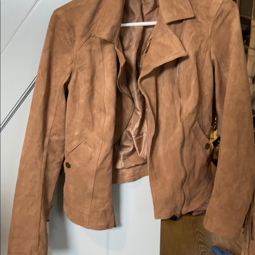 Native style suade jacket